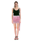 Fringe Skirt (Light Pink)