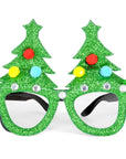 Christmas Tree Party Glasses (Green)