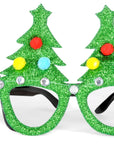 Christmas Tree Party Glasses (Green)