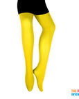 Yellow Plain Pantyhose