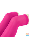 Pink Plain Over Knee Stockings