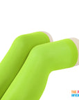 Light Green Plain Over Knee Stockings