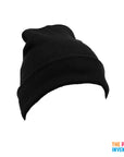 Classic Black Winter Beanie & Gloves Set