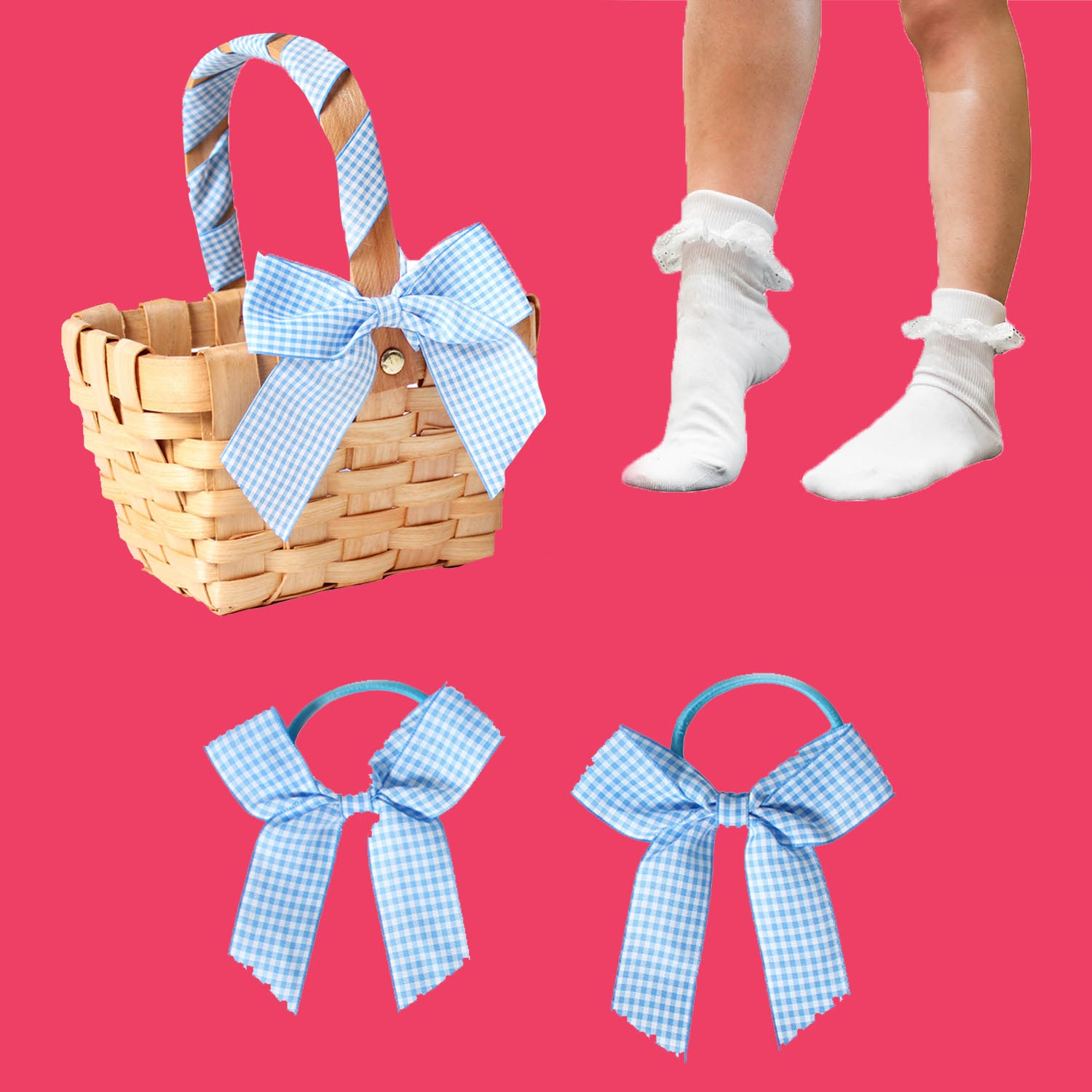 Blue Gingham Girl