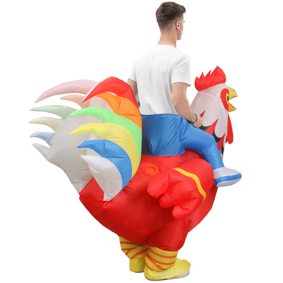 Rooster Inflatable Raft Adult Inflatable Rooster Costume – The Party Inventory