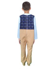 Children Grandpa Blue Vest Costume