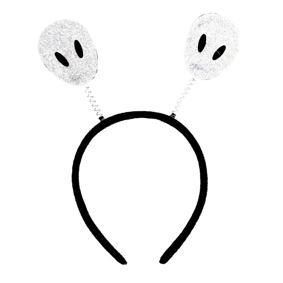 Alien Glitter Headband (Silver)