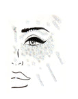 Cheek Diamonte Stickers