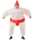 Adult Inflatable Sumo Wrestler Costume (Red)