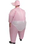Adult Inflatable Pink Baby Costume (It's A Girl)