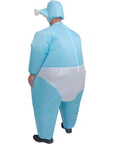 Adult Inflatable Blue Baby Costume (It's A Boy)