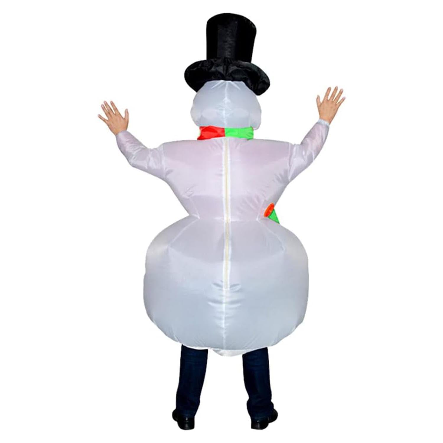 Adult Inflatable Christmas Snowman Costume