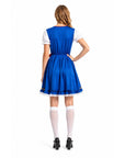 Adult Blue Checkered Bavarian Lady Costume