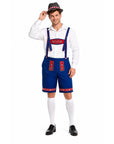 Adult Blue and Red Bavarian Man Costume