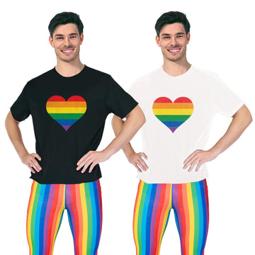 Adult Rainbow T-Shirt (Heart)