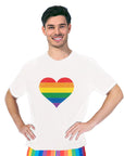 Adult Rainbow T-Shirt (Heart)