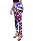Adult Rainbow Leopard Print Leggings