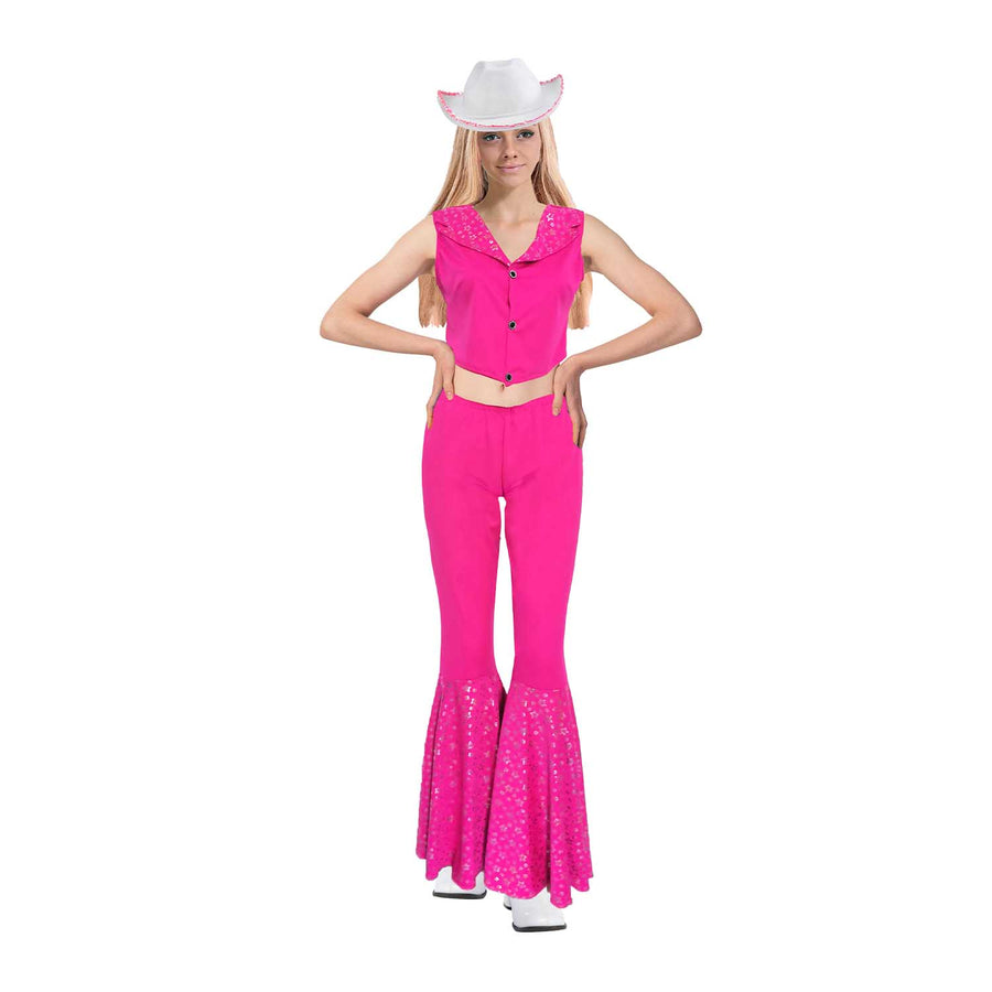 Adult Pink Doll Cowgirl Costume