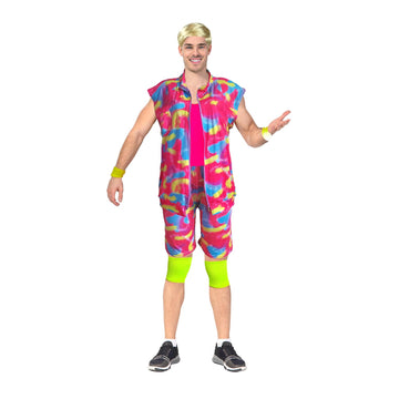 Adult 80s Workout Man Costume