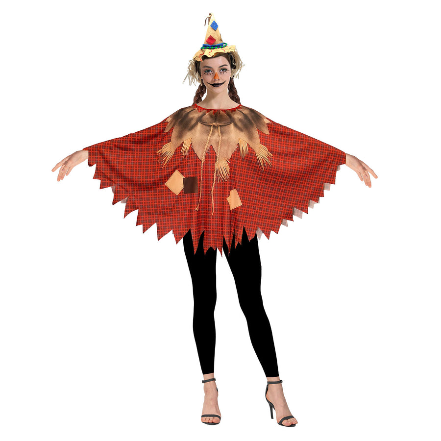 Adult Scarecrow Cape Poncho