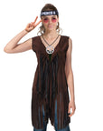 Adult Brown Hippie Vest Costume