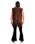 Adult Brown Hippie Vest Costume