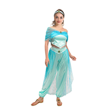 Adult Blue Arabian Princess Costume