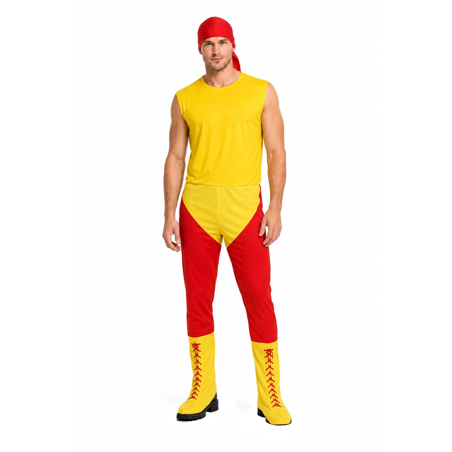 Adult Yellow Wrestler Costume