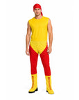 Adult Yellow Wrestler Costume