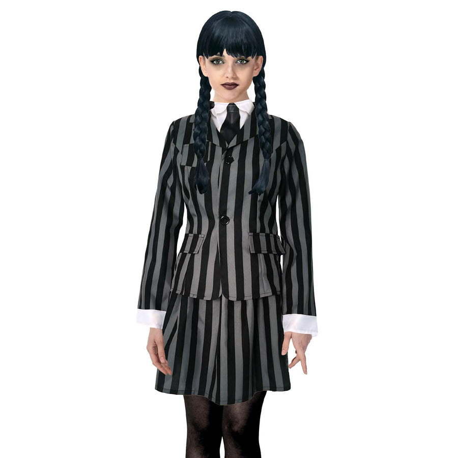 Adult Goth Girl Uniform Costume