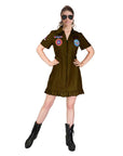 Adult Fighter Pilot Lady Costume