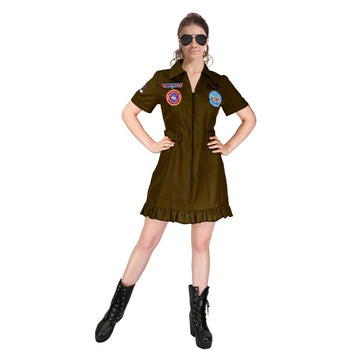 Adult Fighter Pilot Lady Costume