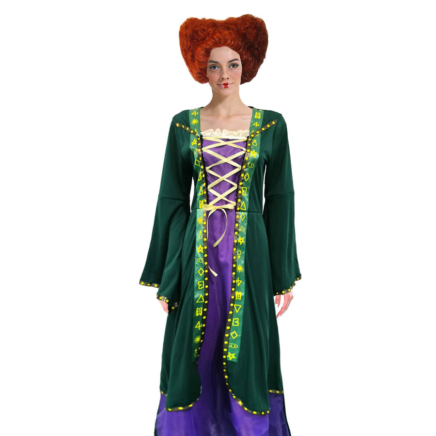 Adult Green Hocus Witch Costume