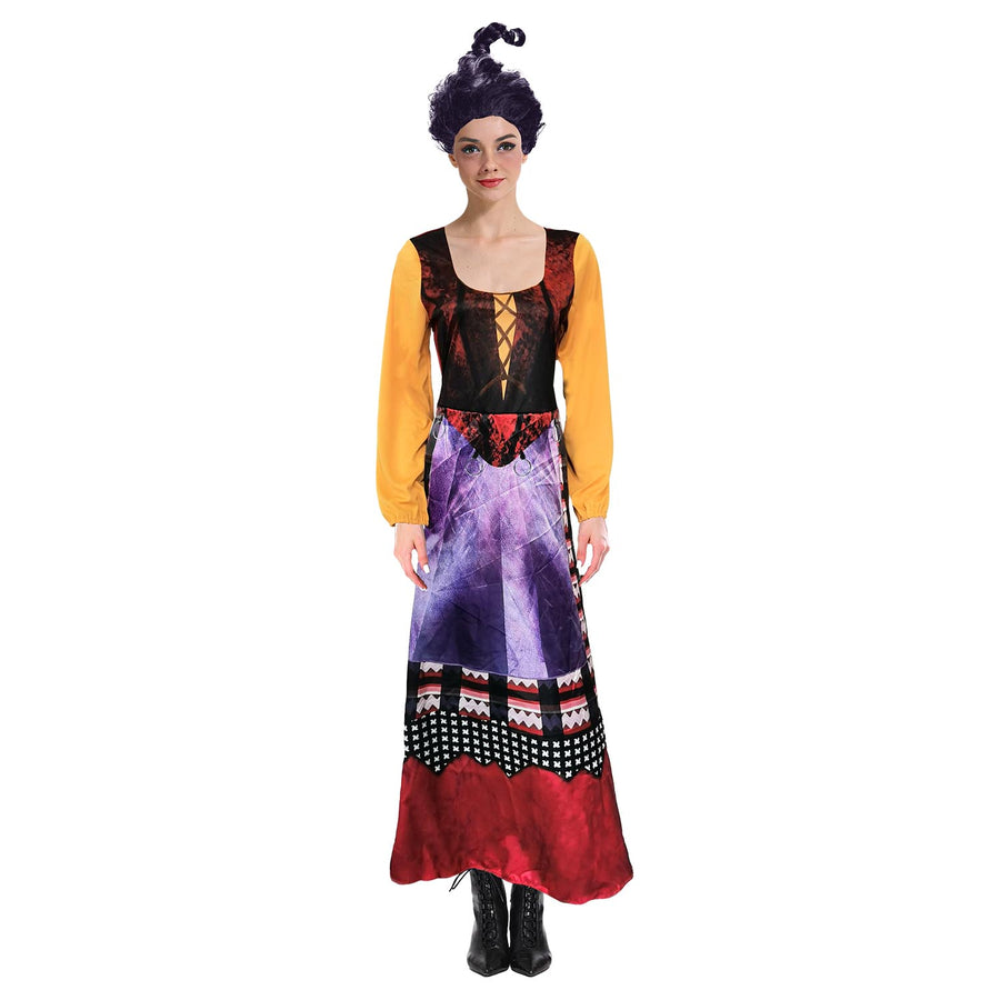 Adult Orange Hocus Witch Costume