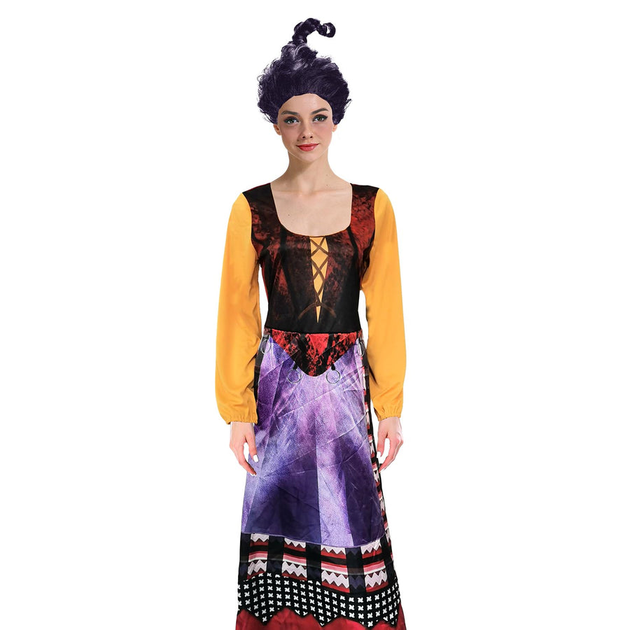 Adult Orange Hocus Witch Costume