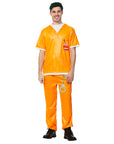 Adult Orange Prisoner Man Costume