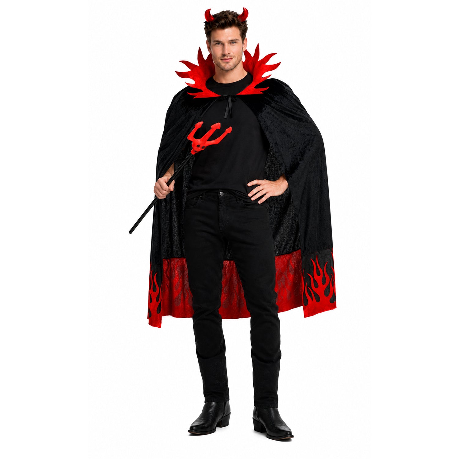 Adult Deluxe Fire Devil Costume