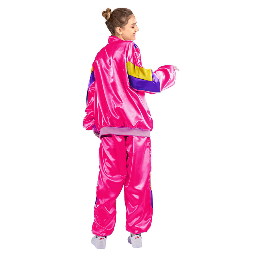 Adult 80s Pink Tracksuit Costume