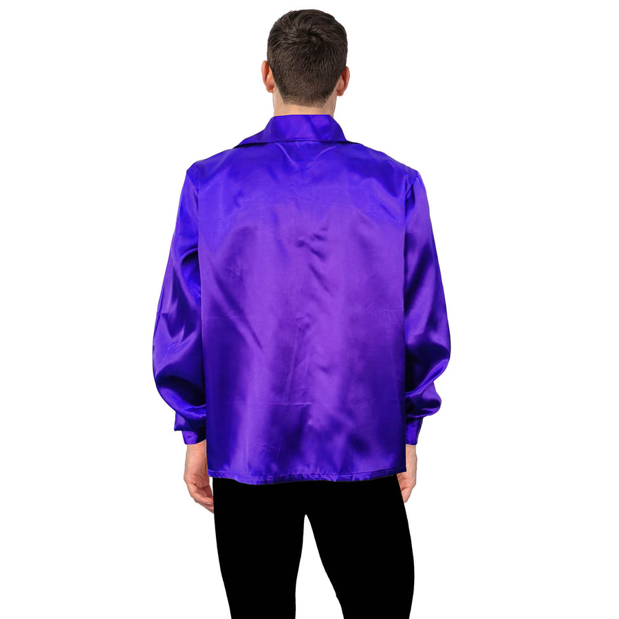 Adult 70s Disco Shirt (Purple)