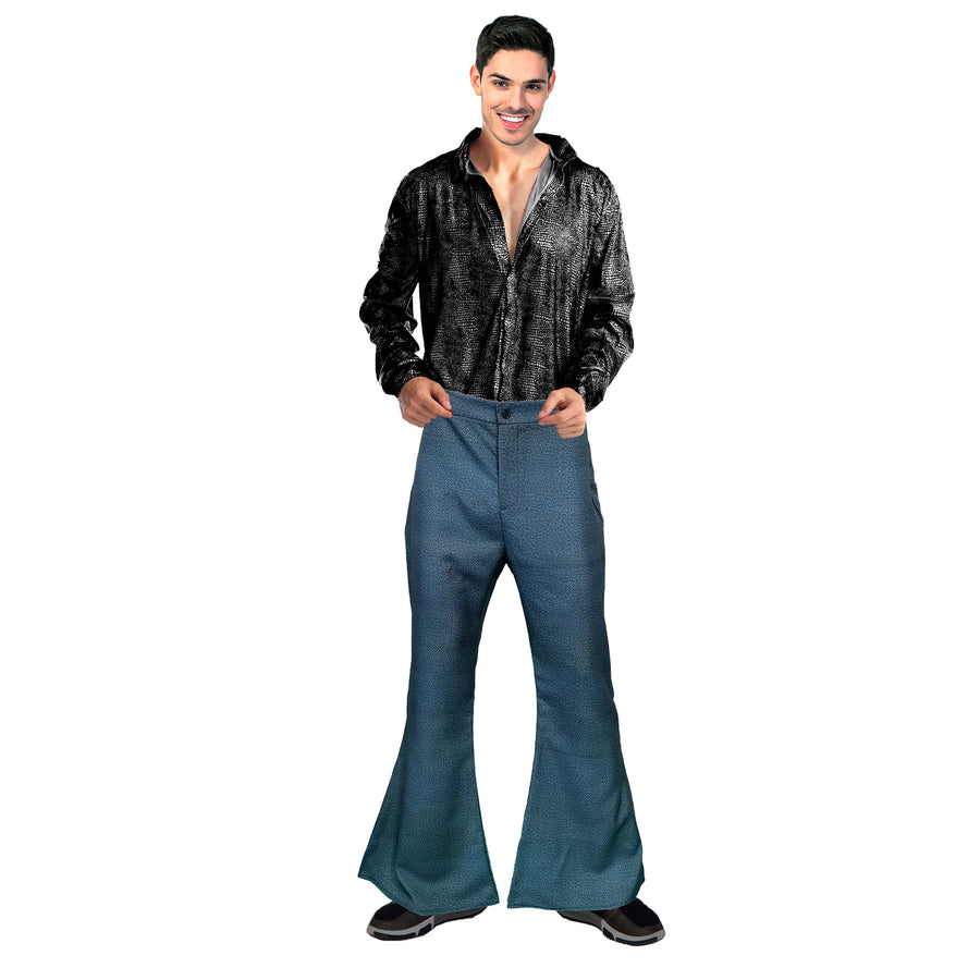 Adult Denim Look Flare Pants