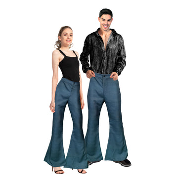 Adult Denim Look Flare Pants