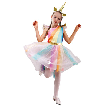 Children Unicorn Princess Costume