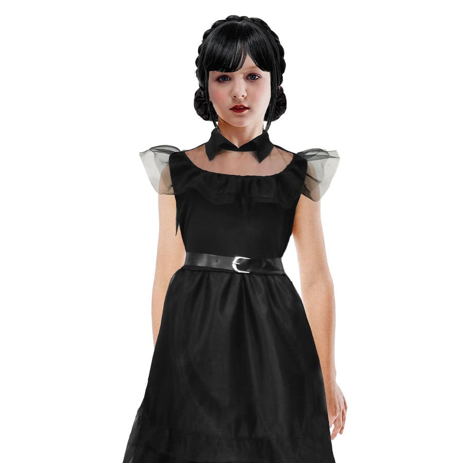 Children Black Prom Dress Costume