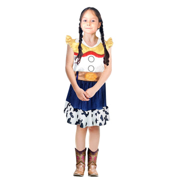 Children Cartoon Cowgirl Costume