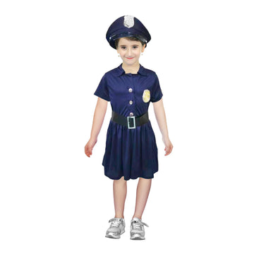 Children Police Girl Costume