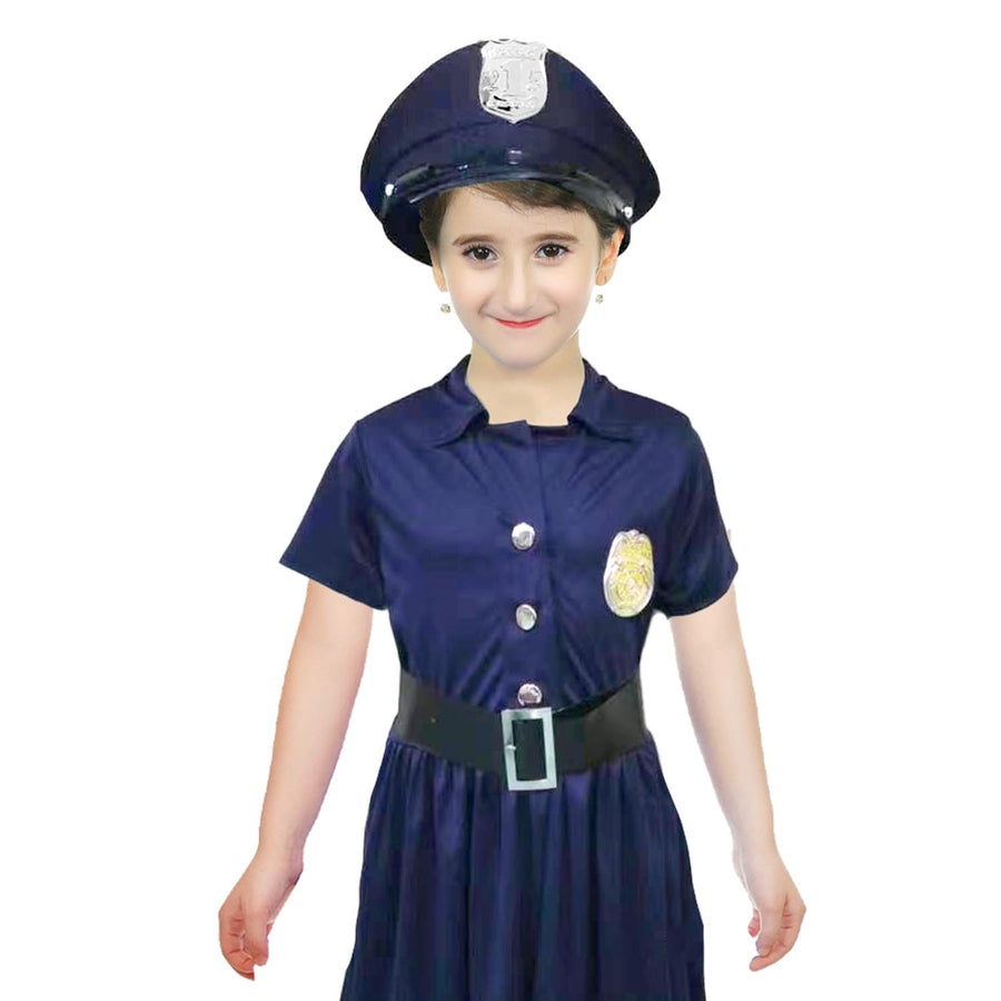 Children Police Girl Costume