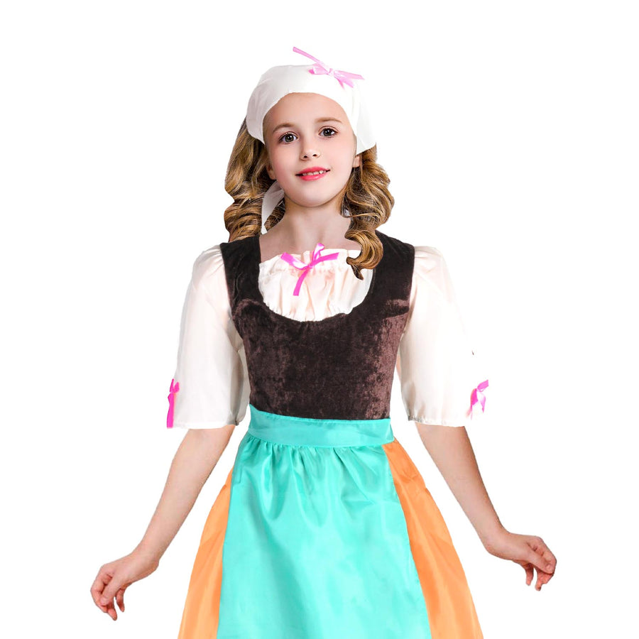Children Olden Day Maid Costume