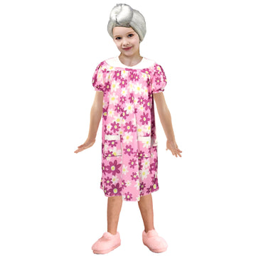 Children Grandma Flower Moo Moo Costume