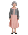 Children Grandma Dress and Cardigan Costume