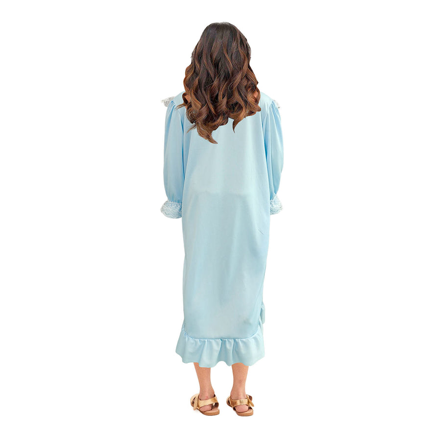 Children Grandma Costume (Blue Night Dress)